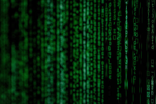 Matrix Green Characters Screen