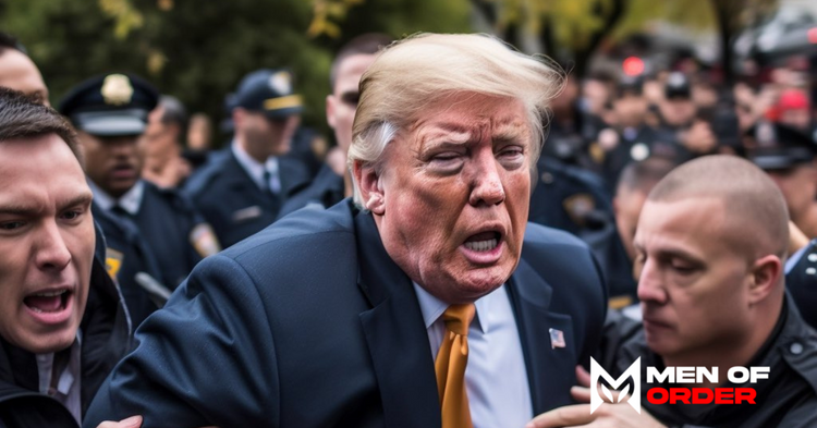 Perp walking Trump for misdemeanor charges
