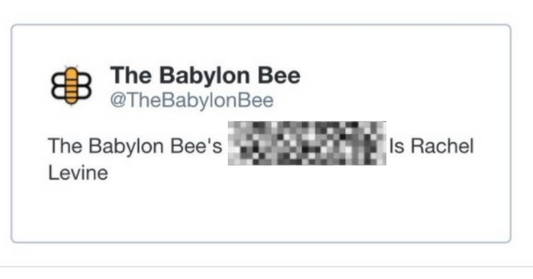 babylon bee censored tweet