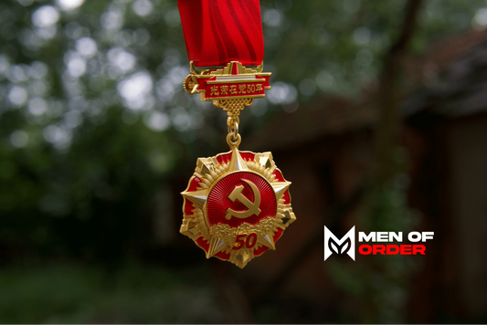 a picture of a communist pendant