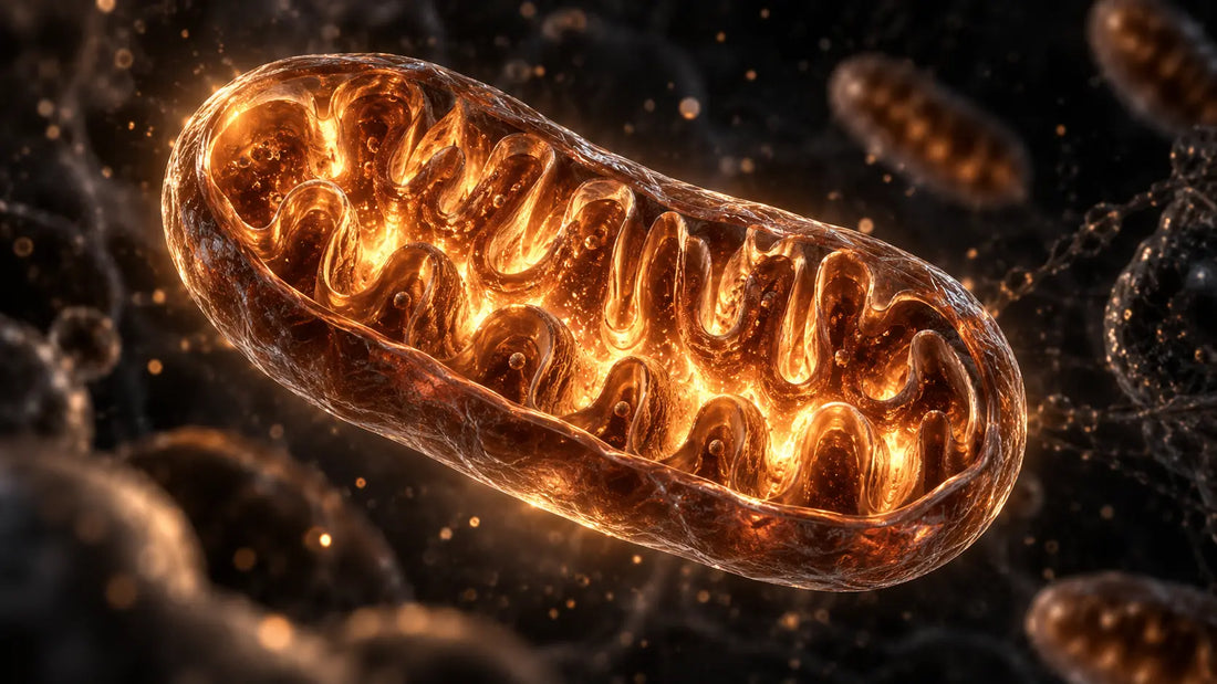 Mitochondria inside a human cell, the target of mitochondrial supplements