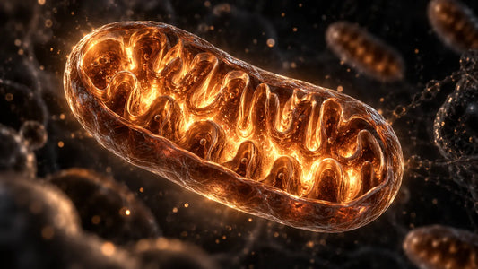 Mitochondria inside a human cell, the target of mitochondrial supplements