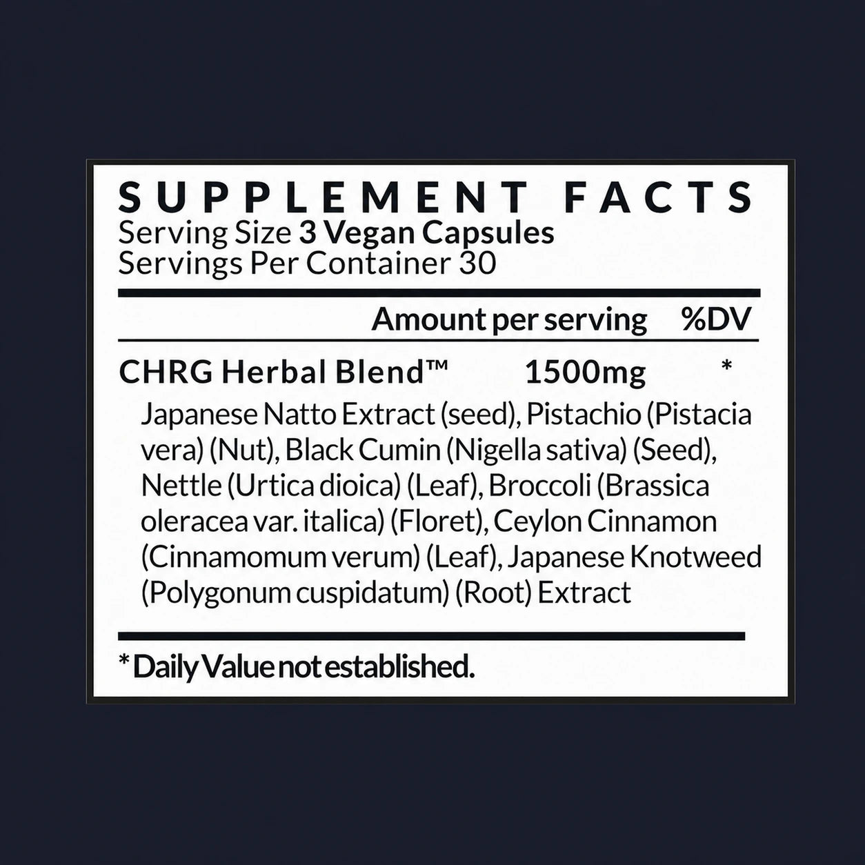 Discover the power of CHRG energy support with this caffeine free energy mitochondrial supplement, featuring a potent herbal blend designed to boost your vitality naturally