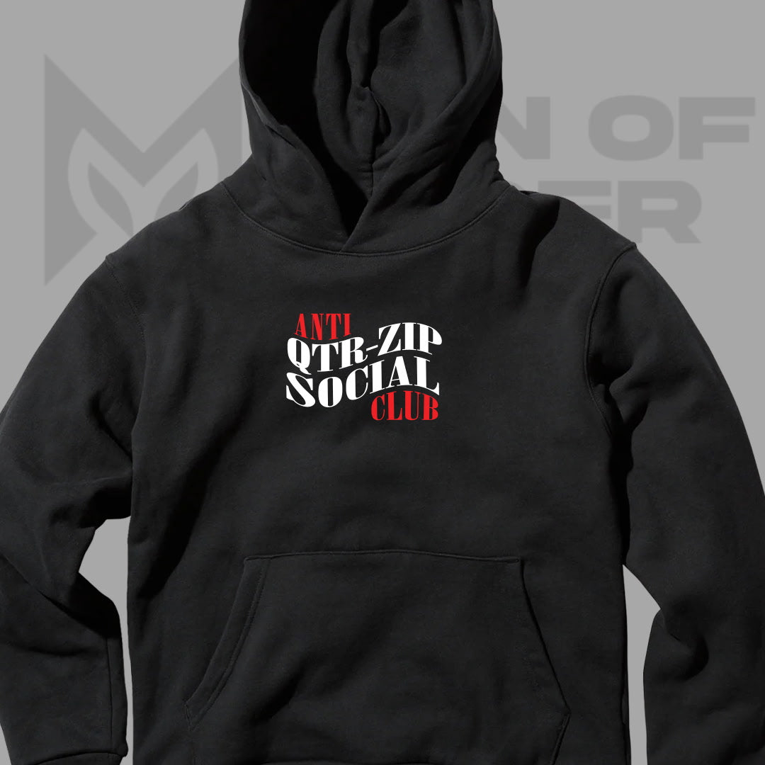Anti-Qtr Zip Social Club Hoodie