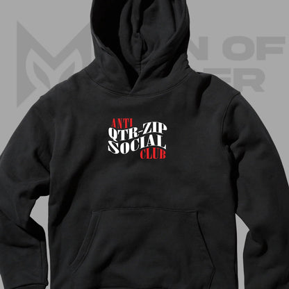 Anti-Qtr Zip Social Club Hoodie