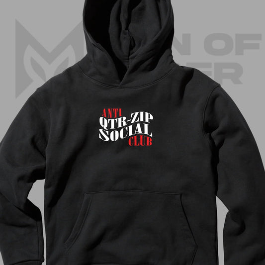 Anti-Qtr Zip Social Club Hoodie