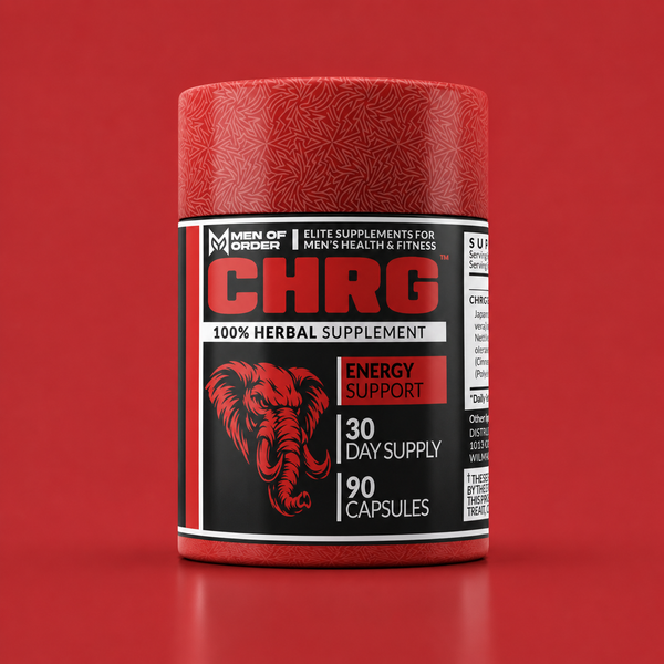 chrg energy support supplement bottle