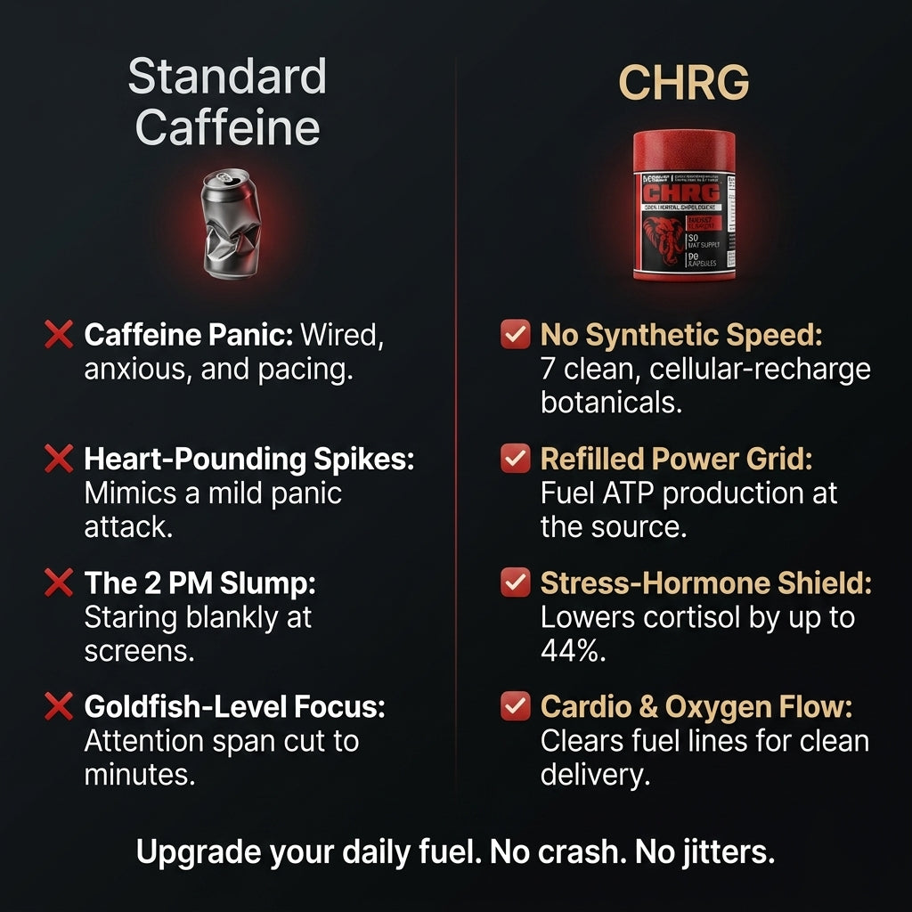 chrg energy support caffeine comparison — image 5