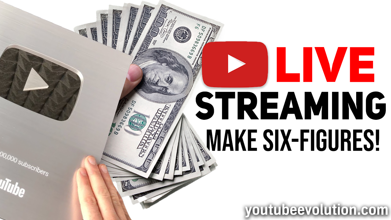 YouTube Lives Streaming Six Figures