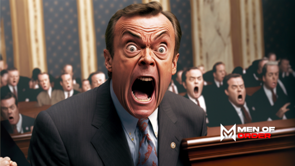 congressman yelling